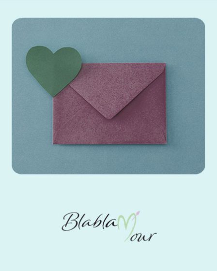 Image montrant une enveloppe et un coeur pour illustrer les lettre s'amour